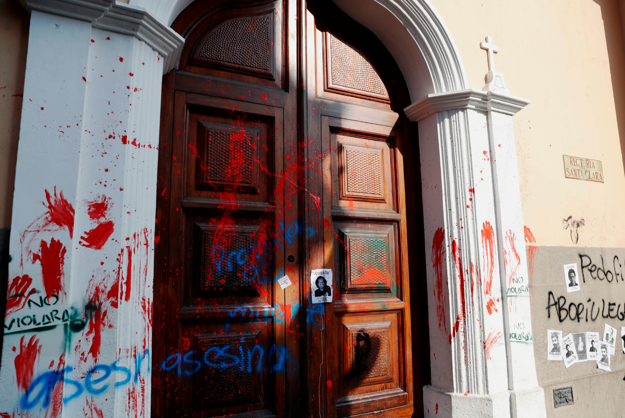 Iglesia Nicaragua atacada