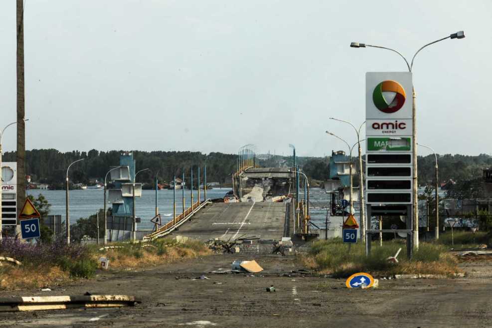 Presa Nueva Kajovka explosión Ucrania Rusia