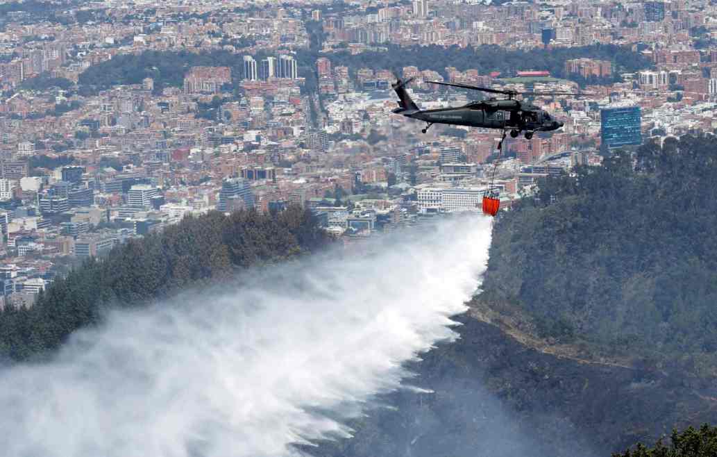 Incendio cerros Bogotá