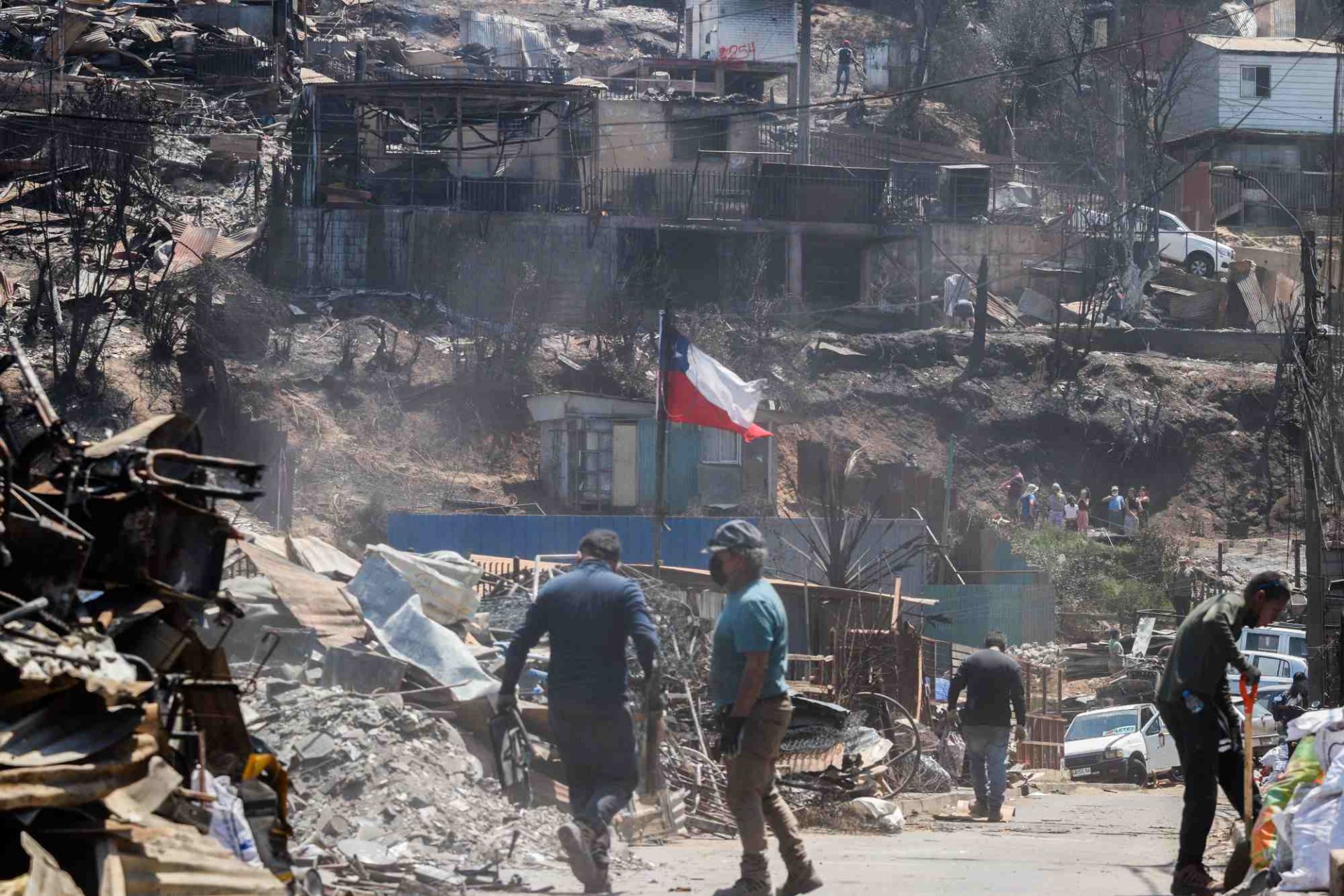 Chile objetos azules